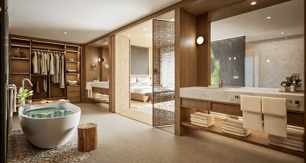 Suite Boutique con Vestidor y Tina